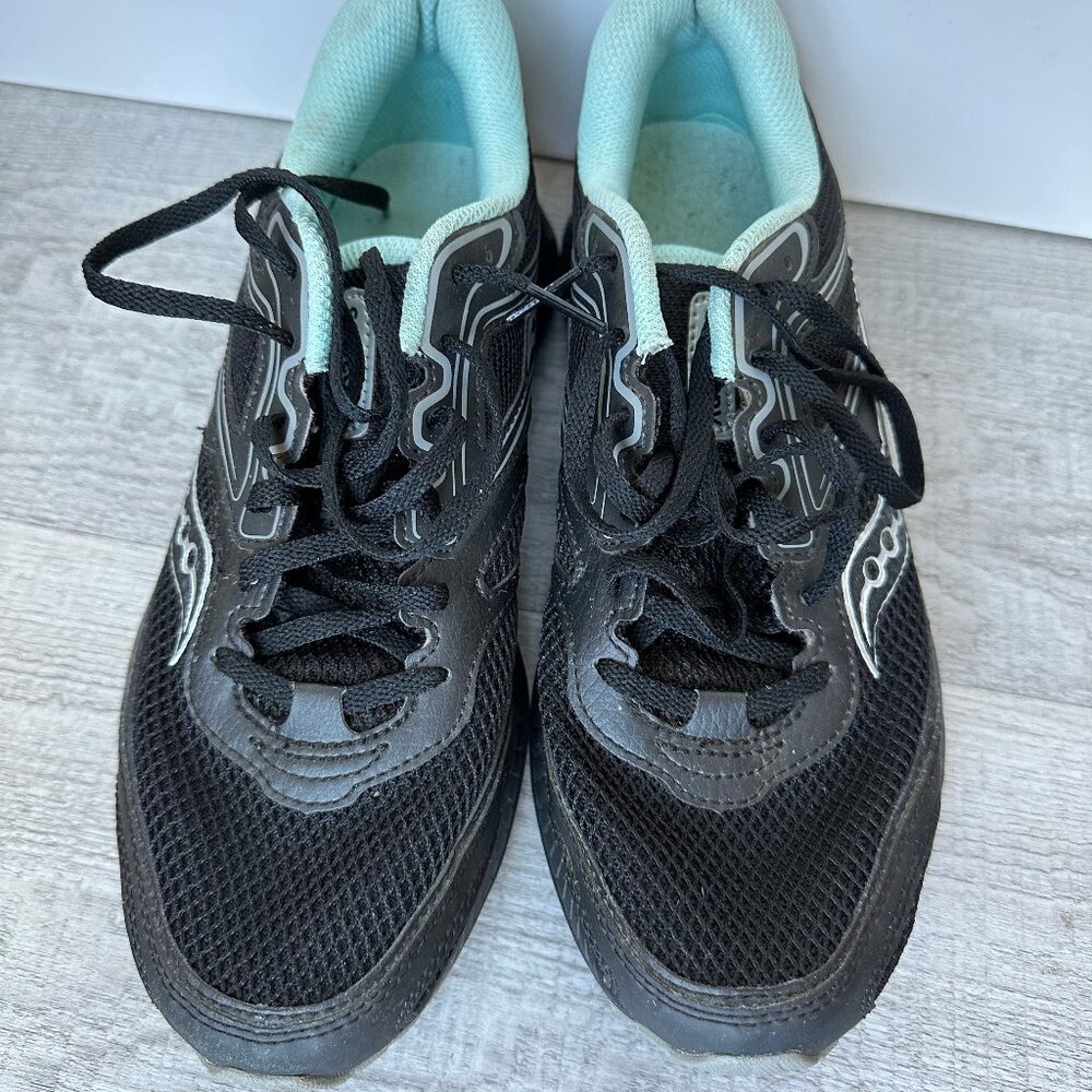Saucony, W Size 9: Cohesion 12 Womens, Black and Mint